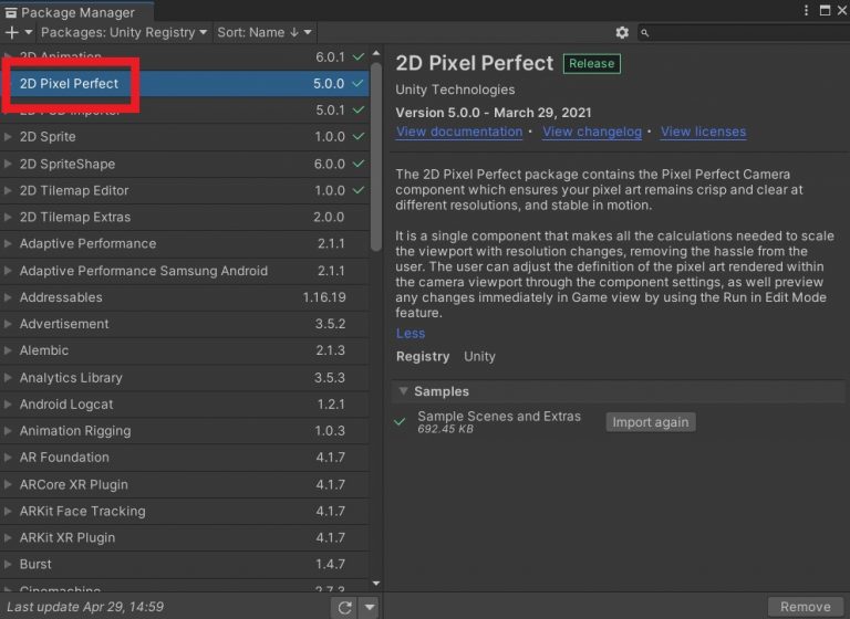 【Unity】Pixel Perfect Cameraでレトロな画面を再現する【2D Pixel Perfect】 | ゲーム開発65535 Ver2